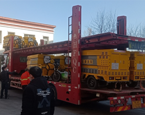 管道高壓清洗車(chē)送貨